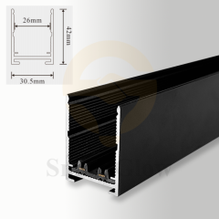 220V Surface Mount LED Magnetic Track Rail