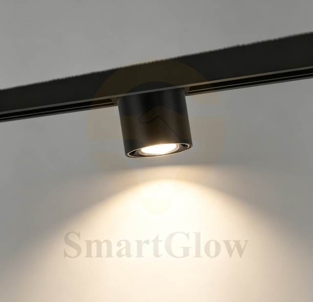 48V LED Magnetic Track Round Downlights - 3000/4000/6000K