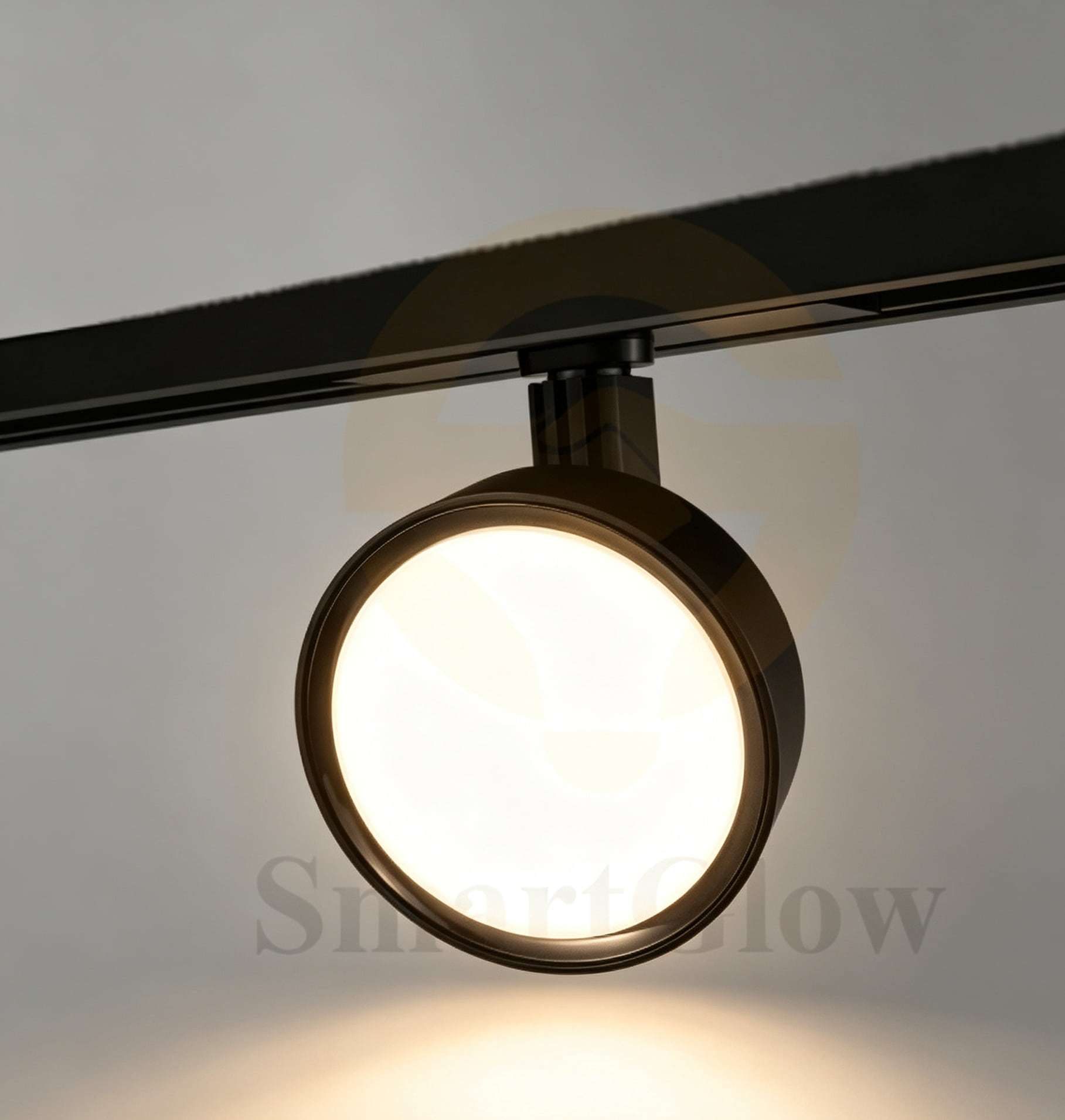 48V LED Magnetic Track Round Flood Lights With Smart Control System