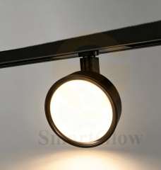 48V LED Magnetic Track Round Flood Lights With Smart Control System