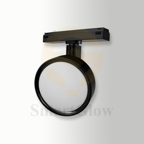 48V LED Magnetic Track Round Flood Lights With Smart Control System