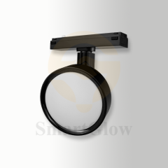 48V LED Magnetic Track Round Flood Lights With Smart Control System