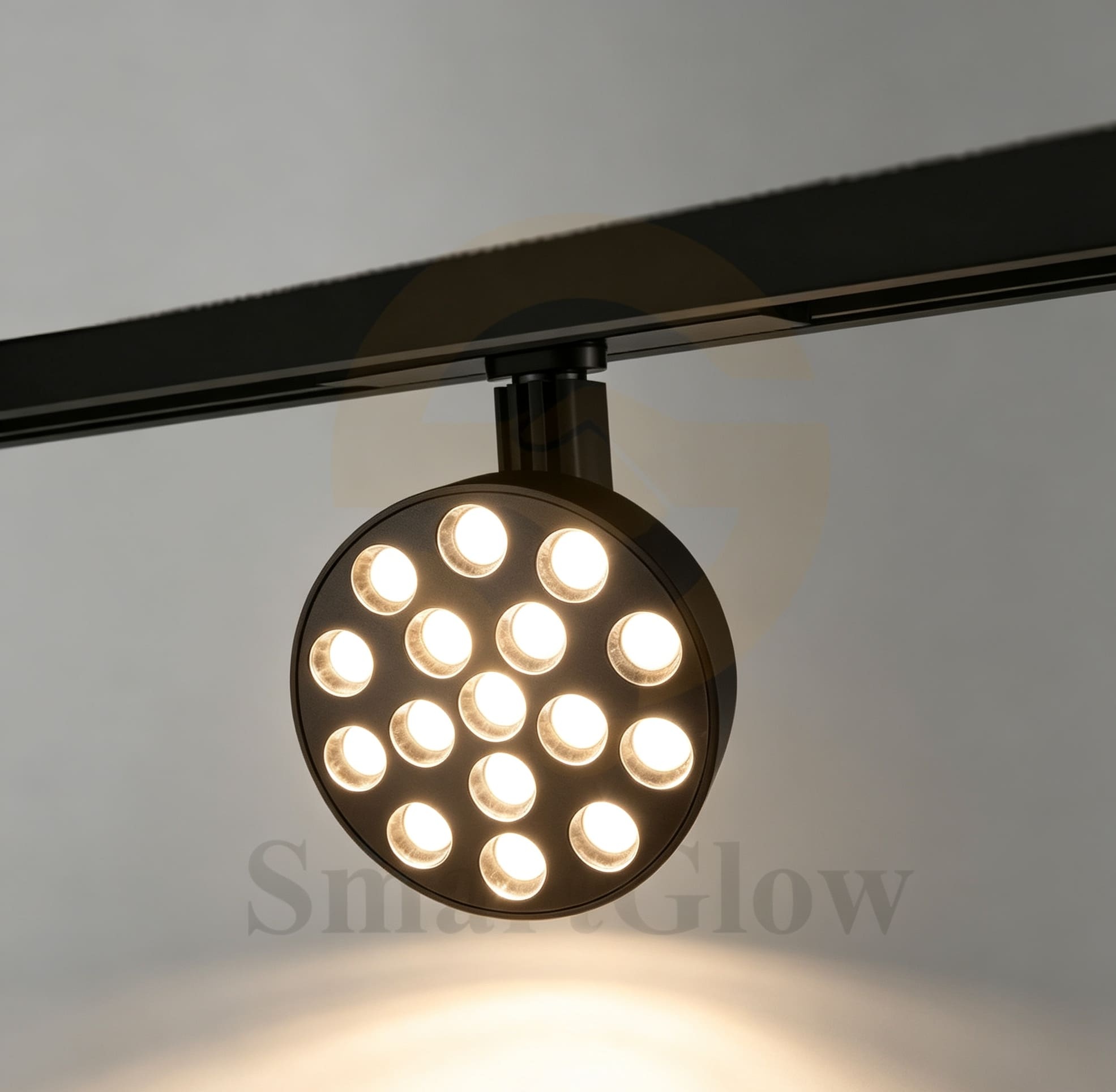 Decorative Recessed/Surface Slim Magnetic Track LED Round Grille Lights