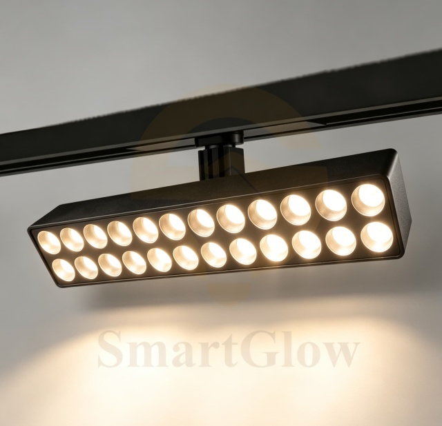 Commercial 24W LED Magnetic Rectangle Grille Light