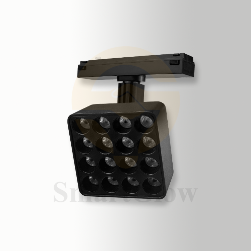 Smart Control Thin Magnetic Track LED Square Grille Light