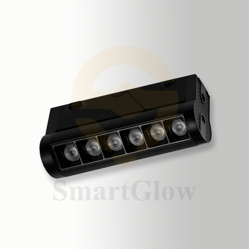 Low Voltage Adjustable LED Magnetic Track Grille Light - B