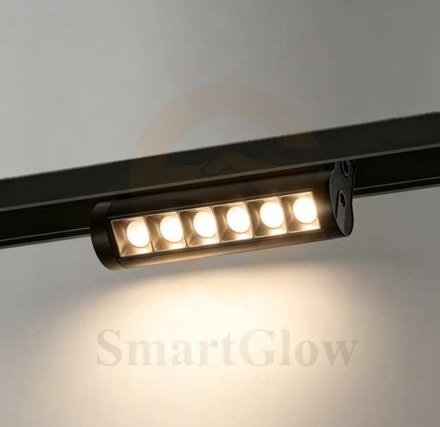 Low Voltage Adjustable LED Magnetic Track Grille Light - B