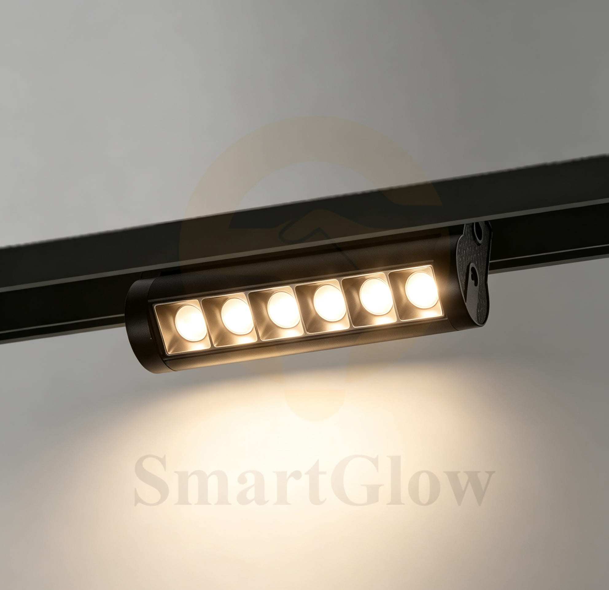 Commercial 6/12/18W Adjustable Magnetic Track LED Grille Light - C