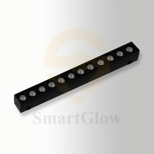 6/12W LED Magnetic Track Linear  Anti Glare Grille Light - B