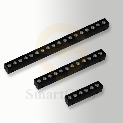 6/12W LED Magnetic Track Linear  Anti Glare Grille Light - B