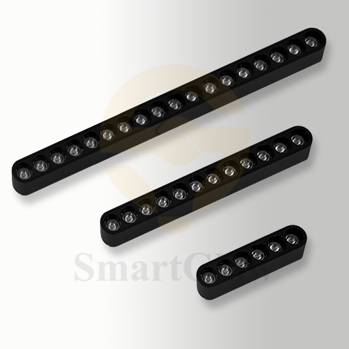 Commercial LED Recessed Magnetic Track Linear Grille Light Fixtures - D