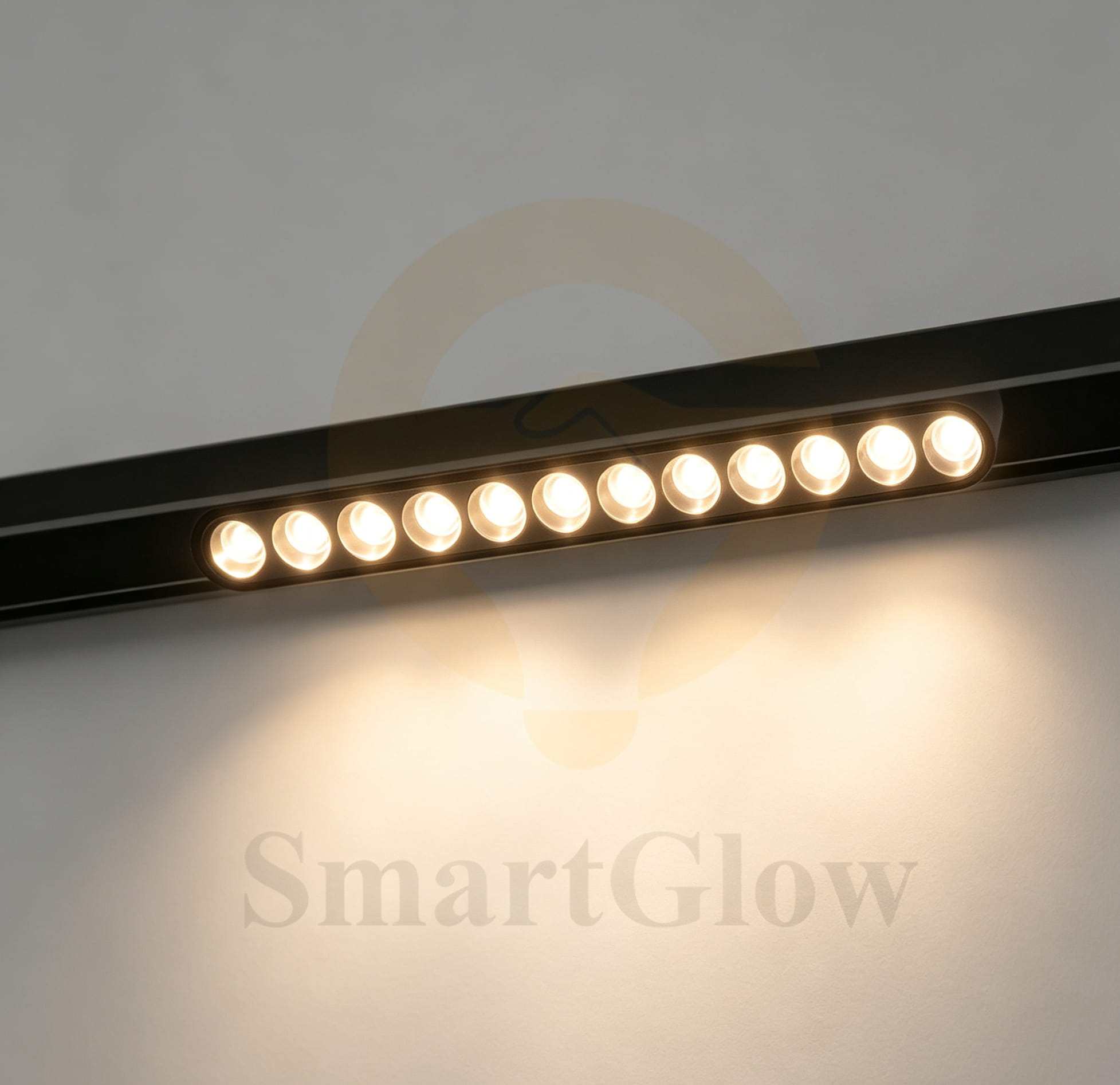 Commercial LED Recessed Magnetic Track Linear Grille Light Fixtures - D