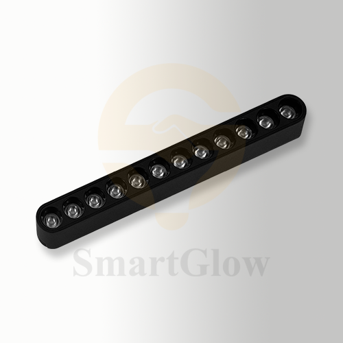 Commercial LED Recessed Magnetic Track Linear Grille Light Fixtures - D