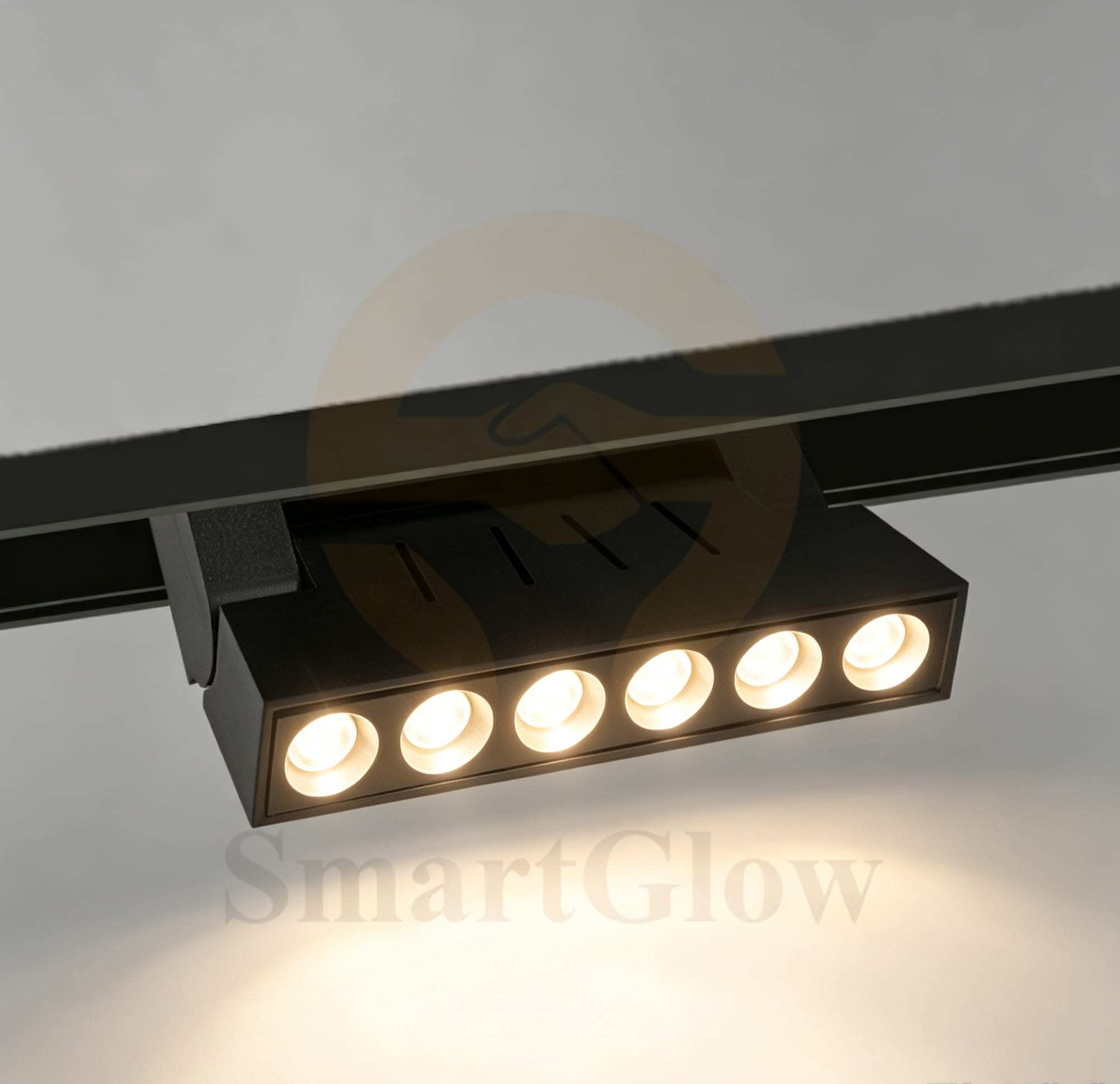 Smart Control 48V LED Foldable Magnetic Track Grille Lighting - A