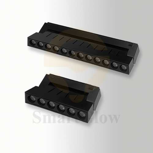 Smart Control 48V LED Foldable Magnetic Track Grille Lighting - A