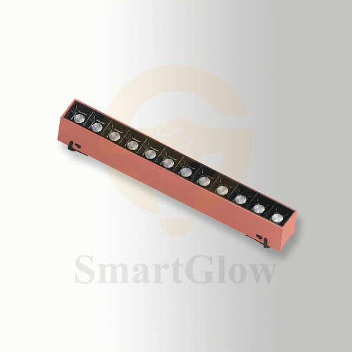 48V Flexible Track LED Pink Linear Grillelight - Dimmable Track Lighting