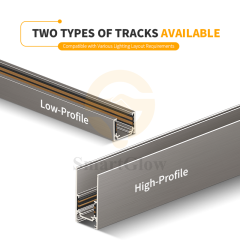 Low Profile Surface Mounted Sand-Nickel Magnetic Track