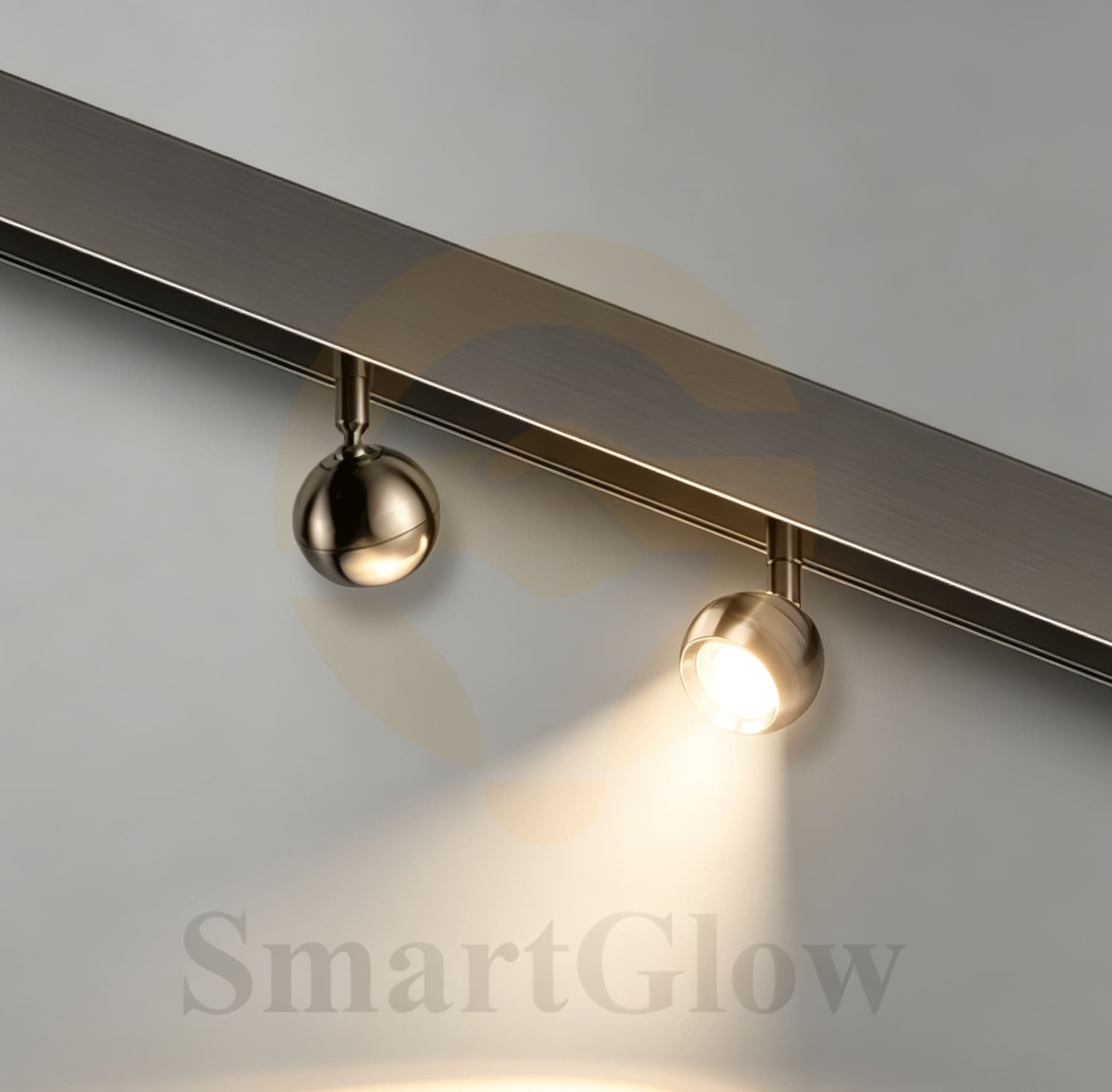Minimalist Low Voltage Magnetic Track Adjustable LED Round Spotlight