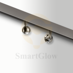 Minimalist Low Voltage Magnetic Track Adjustable LED Round Spotlight