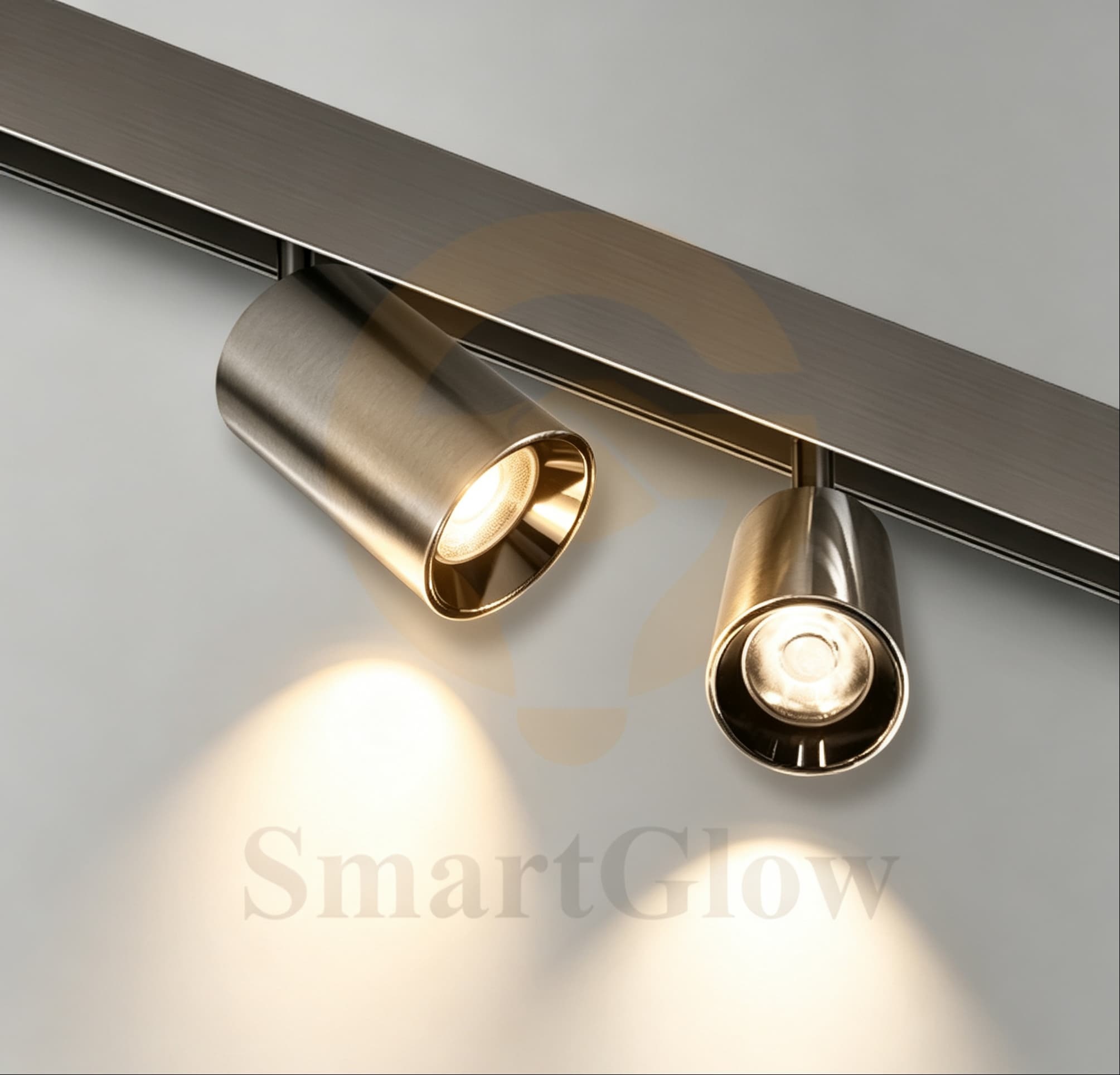 48V Sand-Nickel Magnetic Track Adjustable LED Spotlight