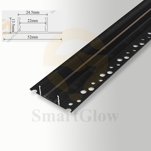 Ultra Thin LED Recessed Magnetic Track Light System