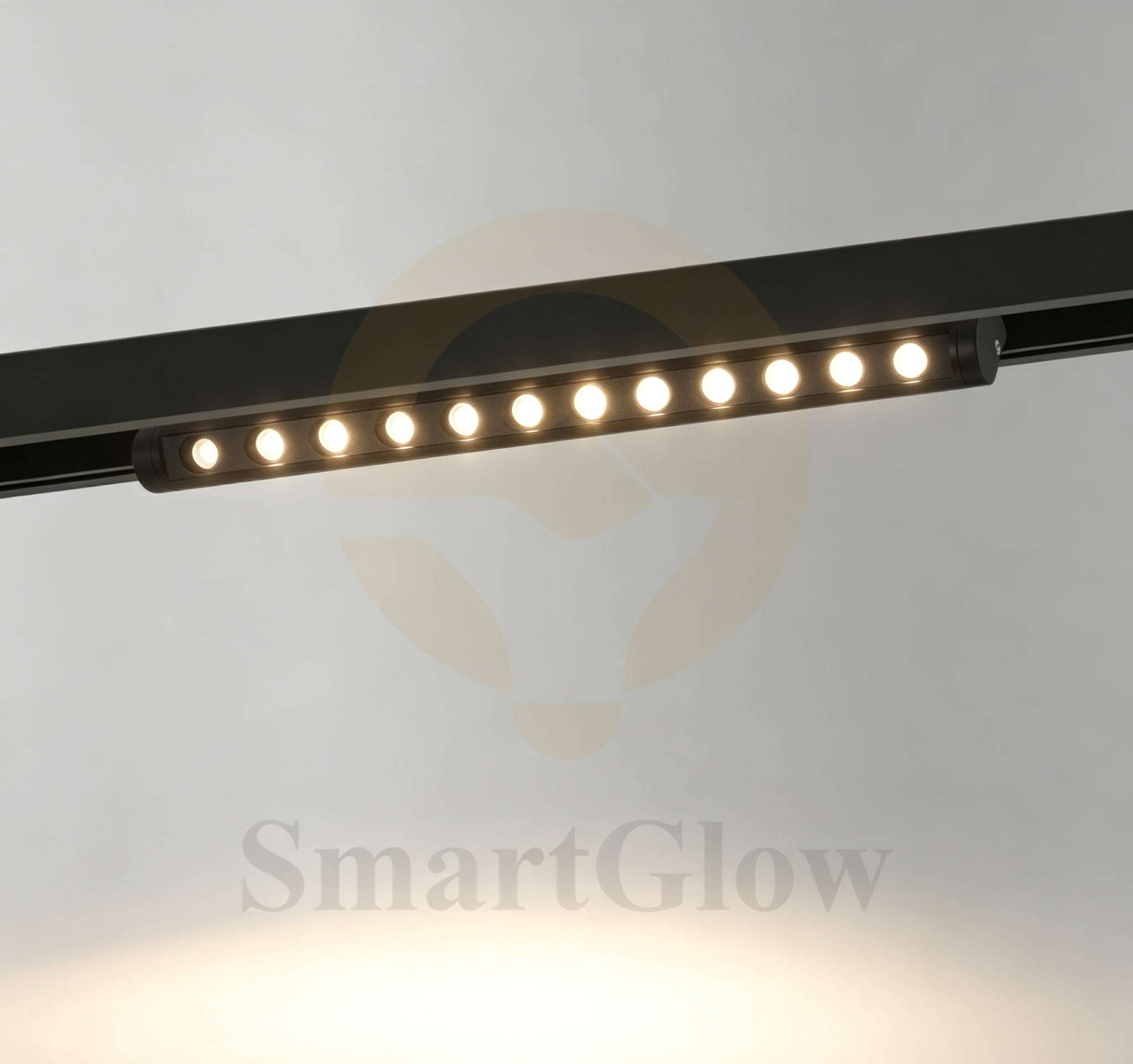 Low Profile LED Linear Recessed Magnetic Folding Grille Lights