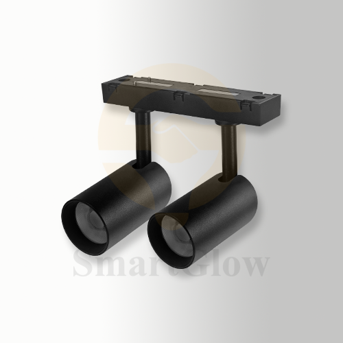 Commercial LED Magnetic Track Double Head Spotlights