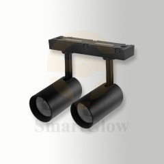 Commercial LED Magnetic Track Double Head Spotlights