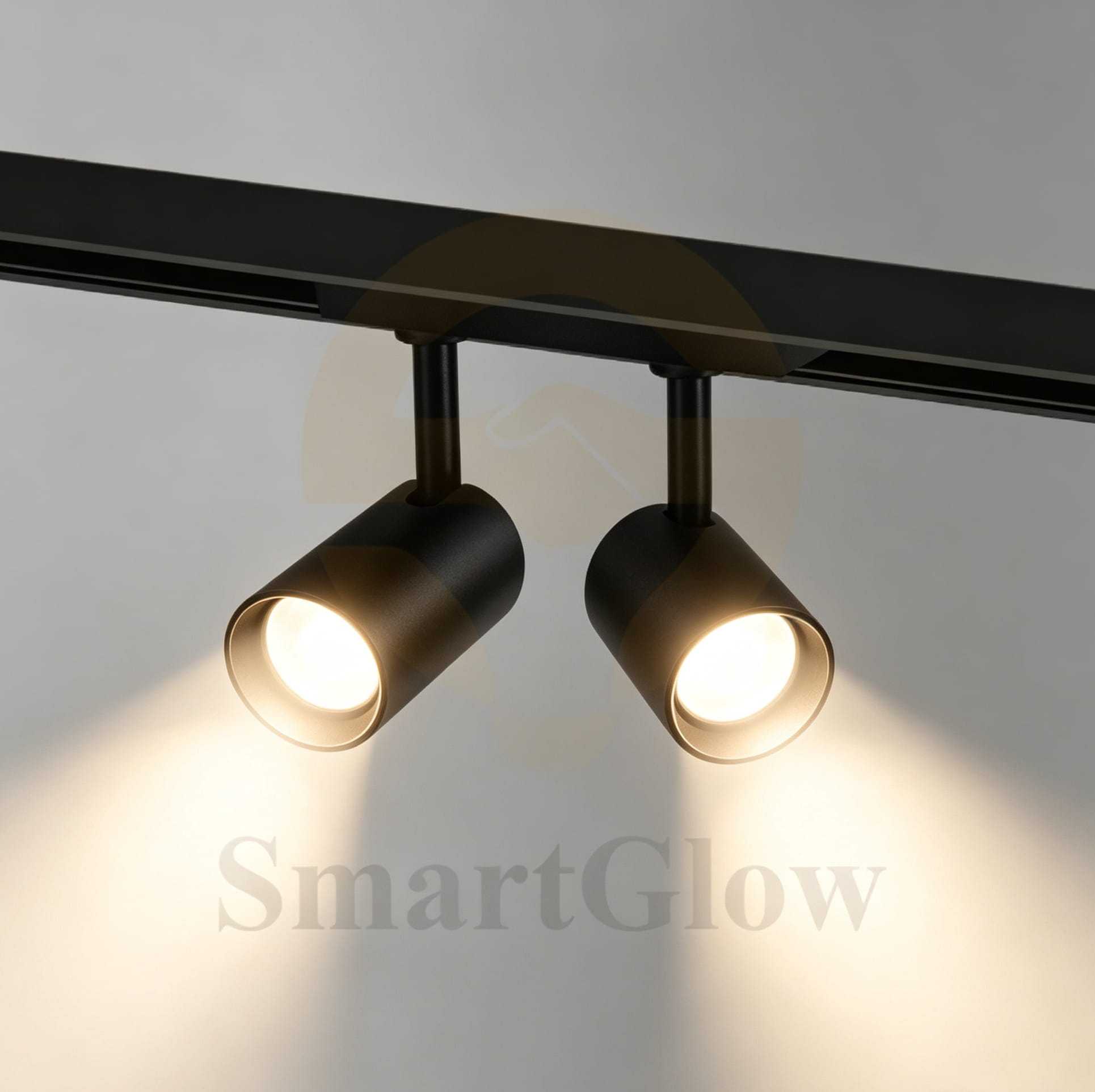 Commercial LED Magnetic Track Double Head Spotlights