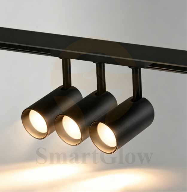 Smart Control Wireless LED Magnetic Track Triple Head Spotlights