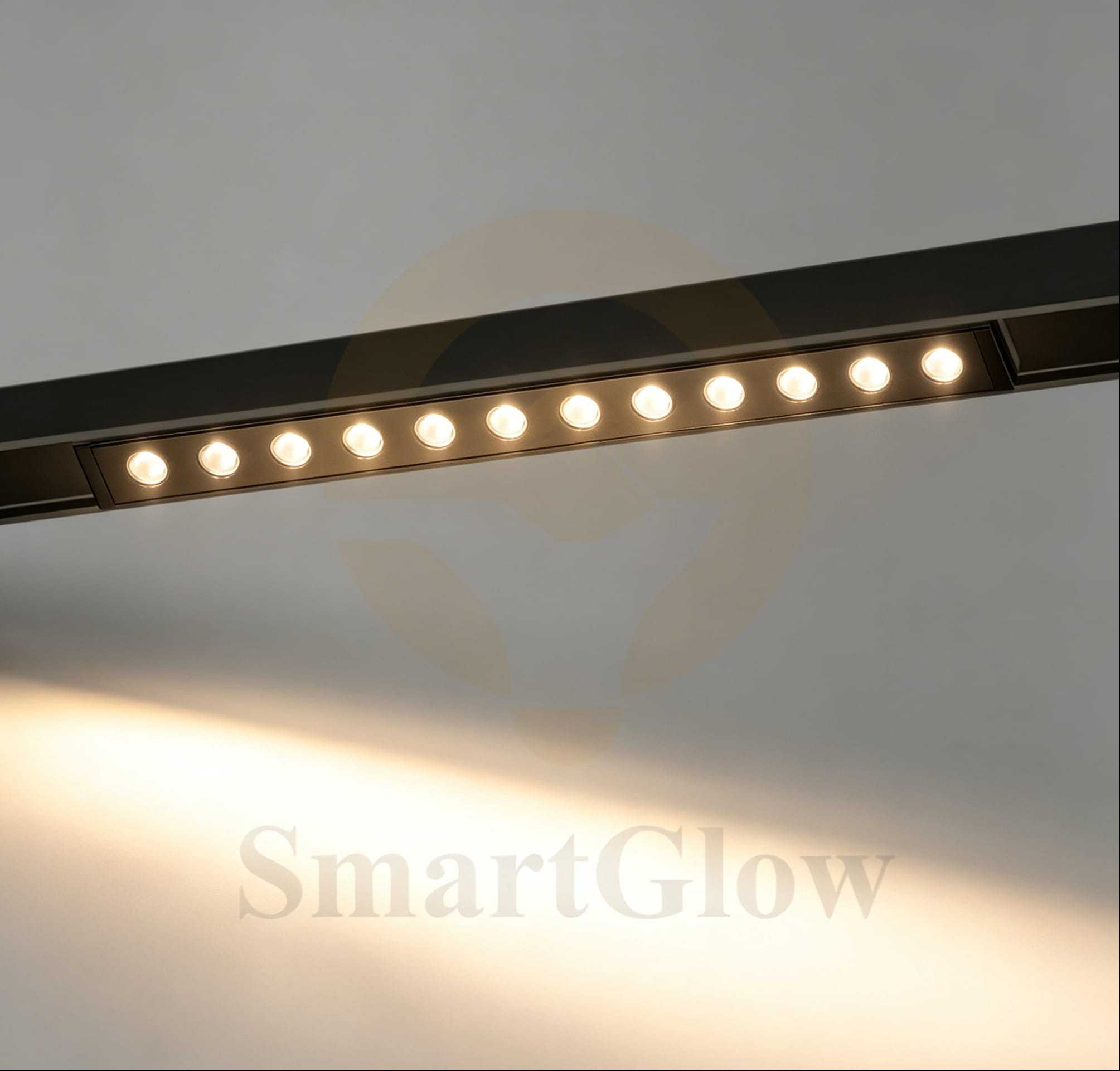 48V Ultra Thin LED Linear Magnetic Track Anti Glare Grille Light