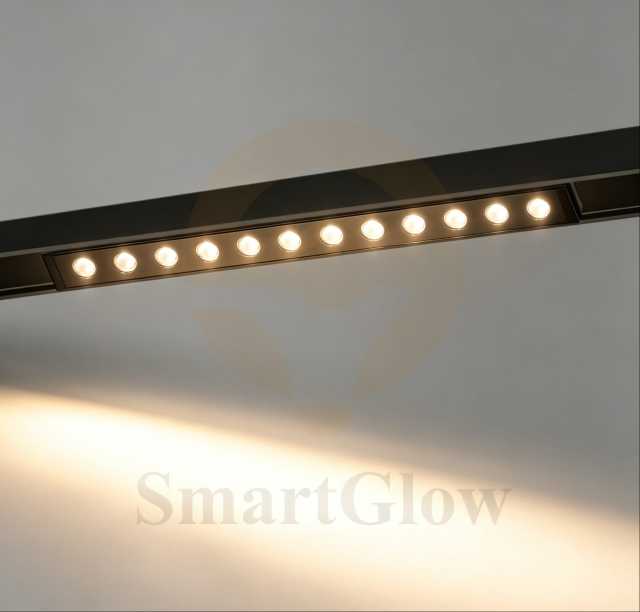 48V Ultra Thin LED Linear Magnetic Track Anti Glare Grille Light