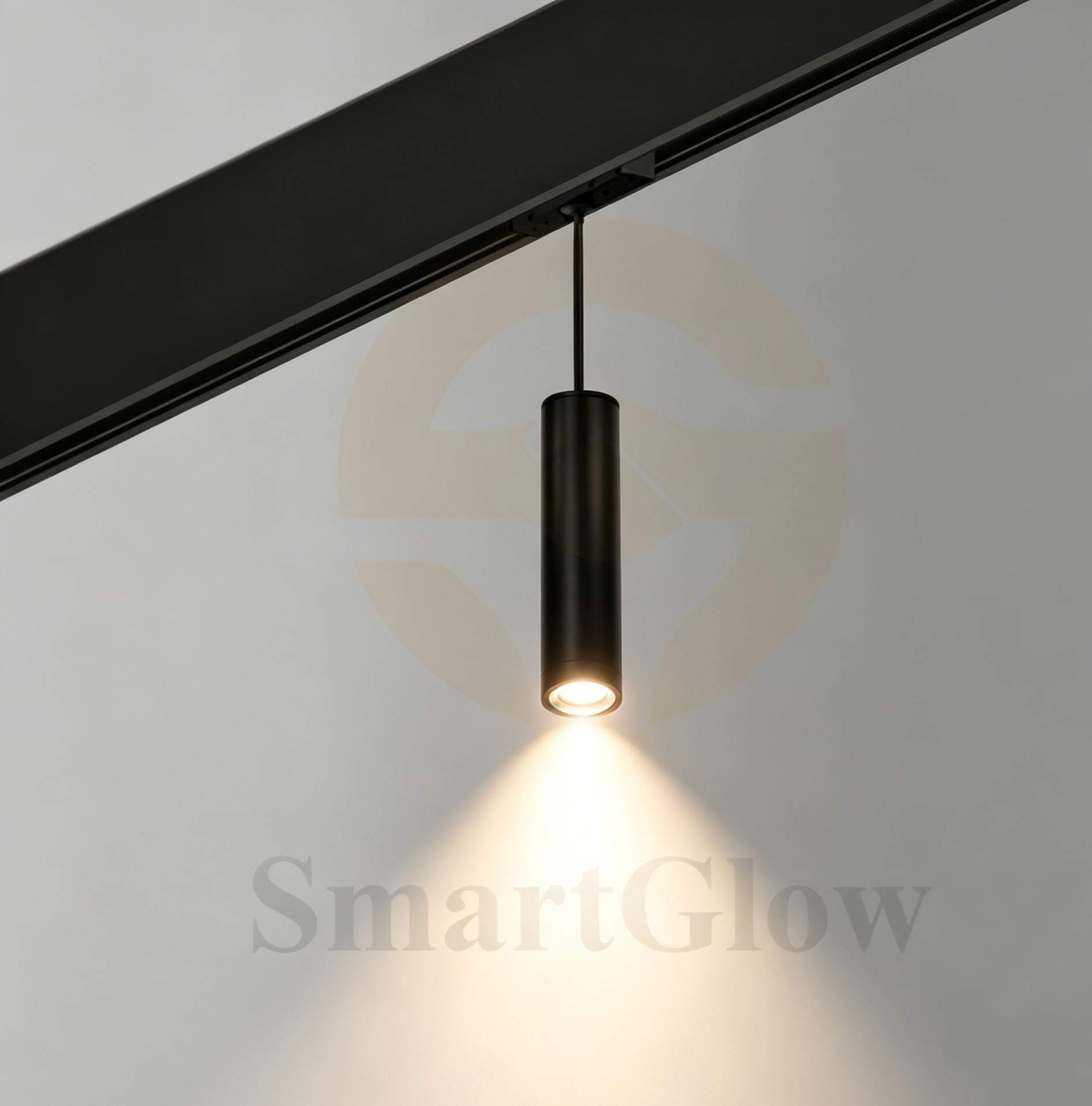 Thin Suspended LED Linear  Magnetic Track Pendant Lighting