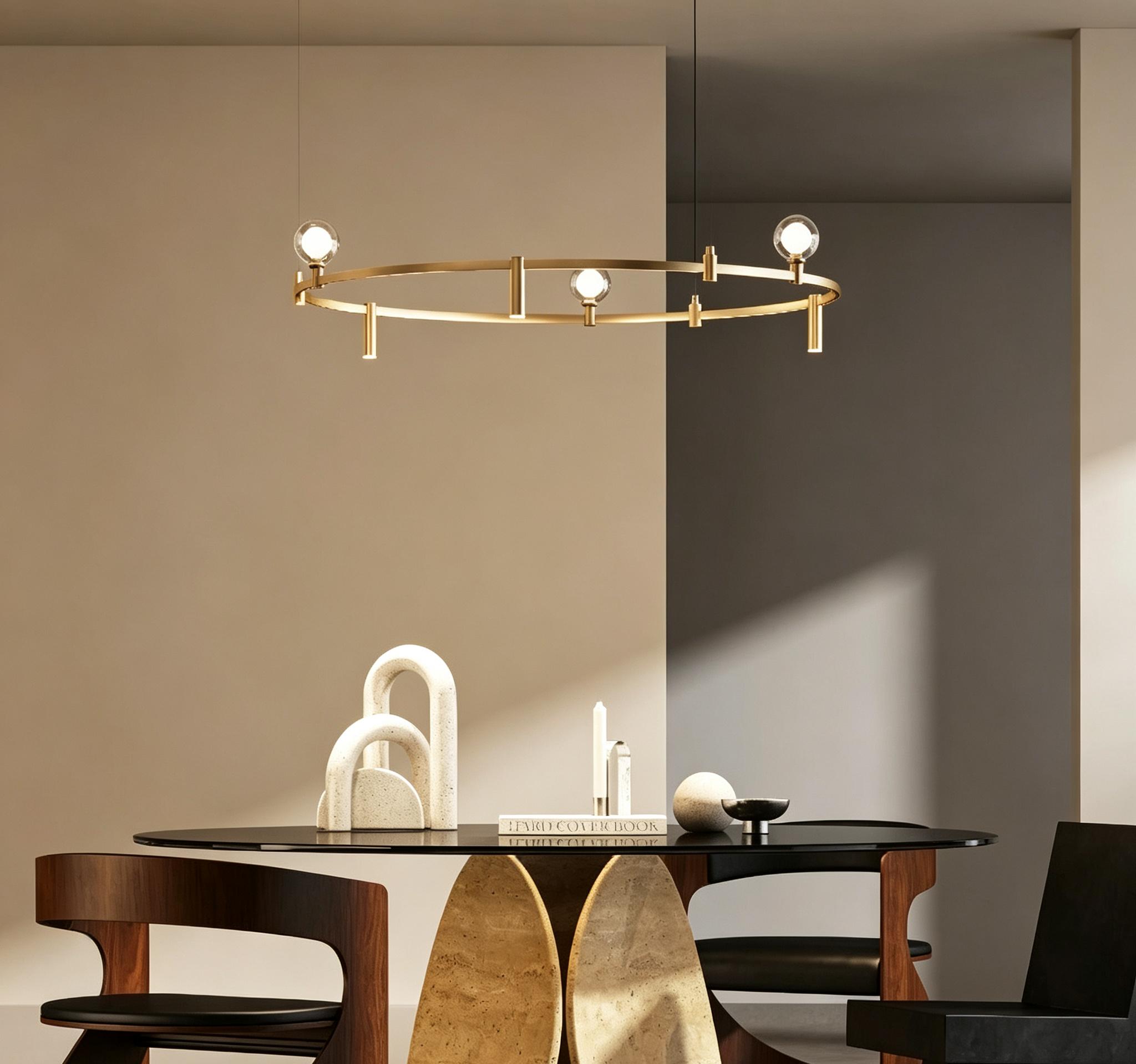 curved magnetic track light