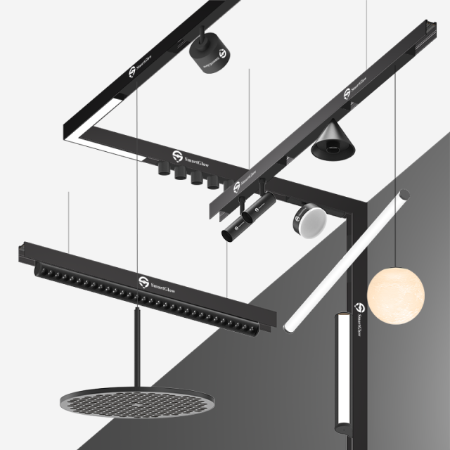 DIP-3CCT Color Temperature Adjustable Linear LED Magnetic Track Grille Light