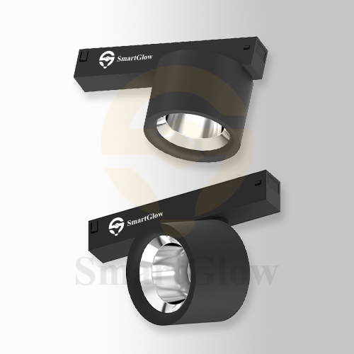 220V Magnetic Large Angle 90° Circular Spot Light - DIP-3CCT Dimmable