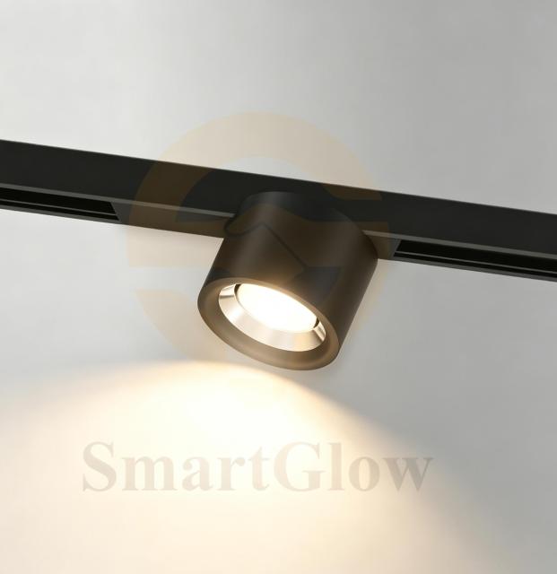 220V Magnetic Large Angle 90° Circular Spot Light - DIP-3CCT Dimmable