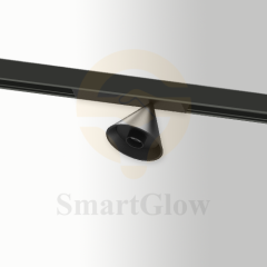 Triangle Anti Glare LED Magnetic Track Light - DIP-3CCT Dimmable