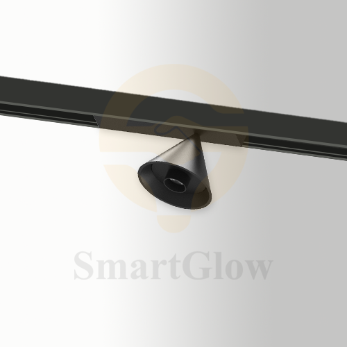 Triangle Anti Glare LED Magnetic Track Light - DIP-3CCT Dimmable