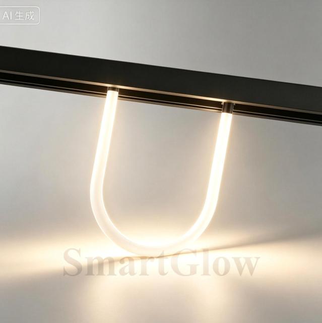 Dimmable 220V LED Linear Magnetic Track Silicone Soft Light Tube