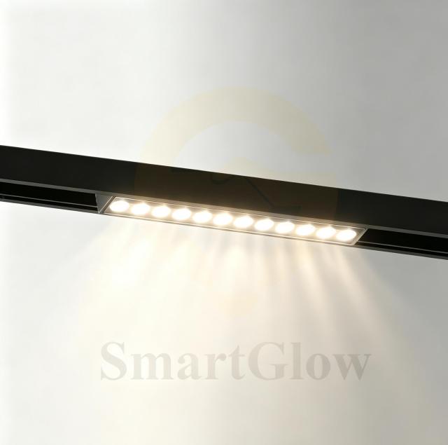 DIP-3CCT Color Temperature Adjustable Linear LED Magnetic Track Grille Light