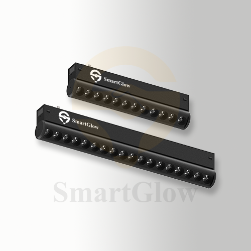 Commercial Dimmable LED Adjustable Magnetic Track Grille Light - DIP-3CCT