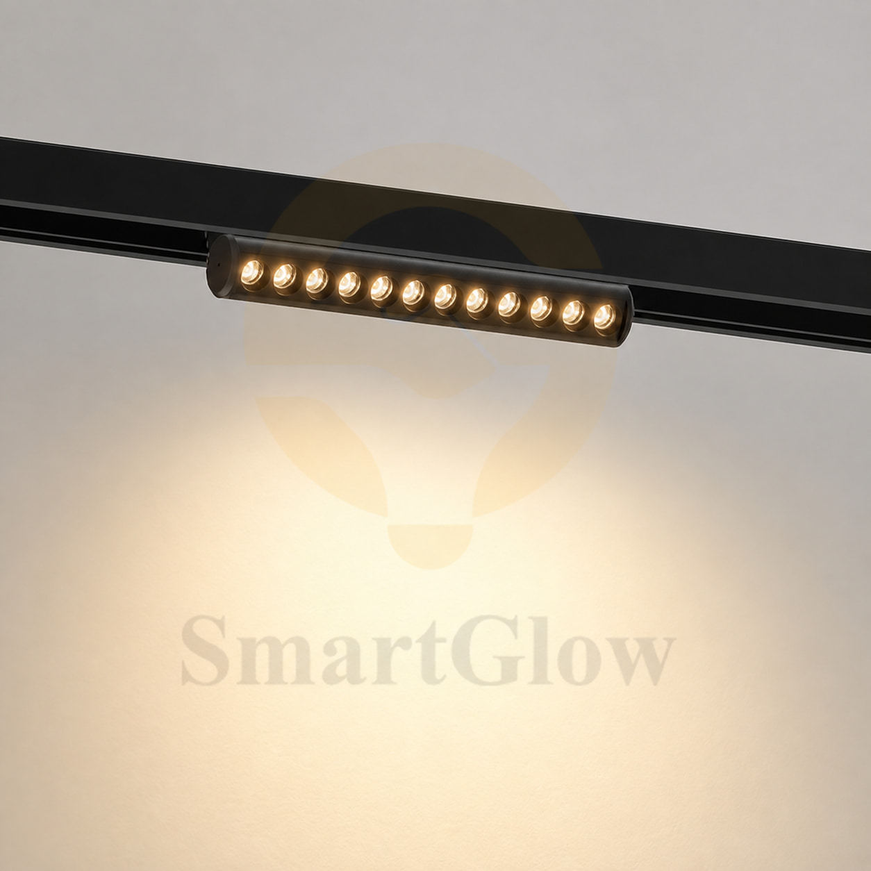 Commercial Dimmable LED Adjustable Magnetic Track Grille Light - DIP-3CCT