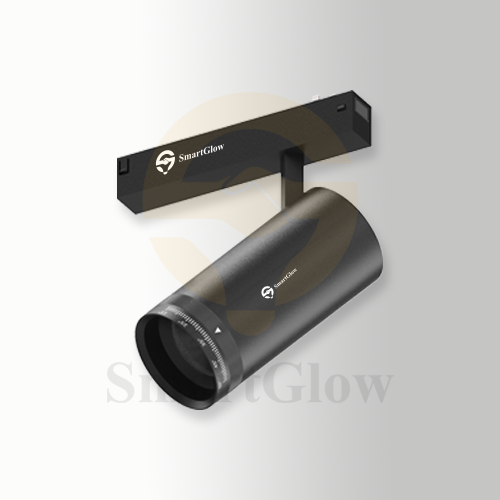 220V Zoomable LED Magnetic Track Adjustable Spotlight - DIP-3CCT Dimmable