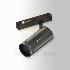 220V Zoomable LED Magnetic Track Adjustable Spotlight - DIP-3CCT Dimmable