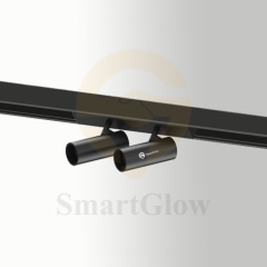DIP Switch 3CCT Selectable Magnetic Track Adjustable Double Spotlight