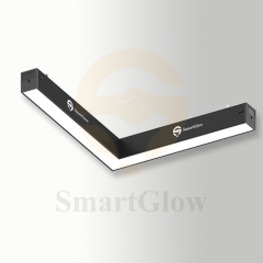 DIP-3CCT Dimmable Linear LED 90° Corner Magnetic Track Flood Light