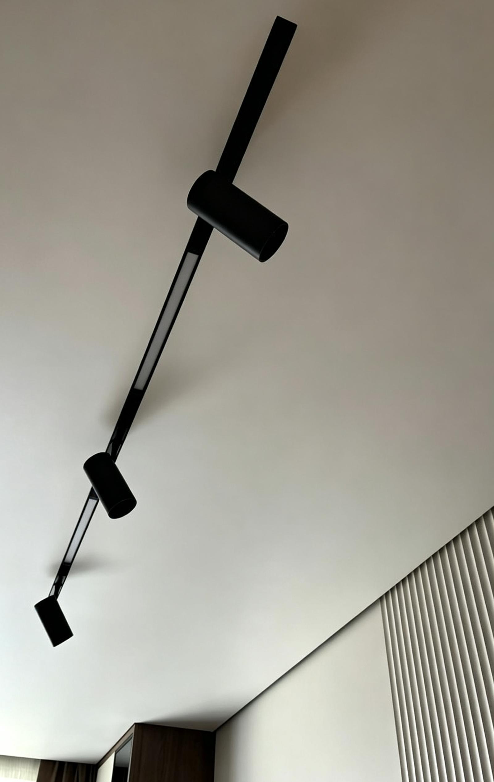 220V Recessed Linear Stretch Ceiling Magnetic Track Aluminium Profile
