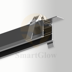 220V Recessed LED Spring Fixed Magnetic Track - 1/2/3m