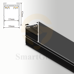 220V Surface Mounted LED Magnetic Track - 1/2/3m